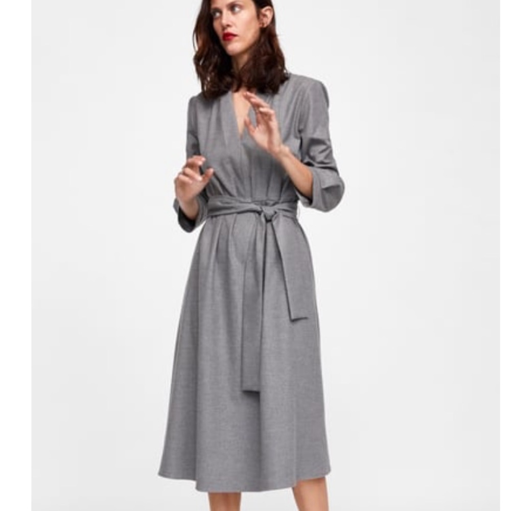 NWT Chic Gray Zara Woman dress